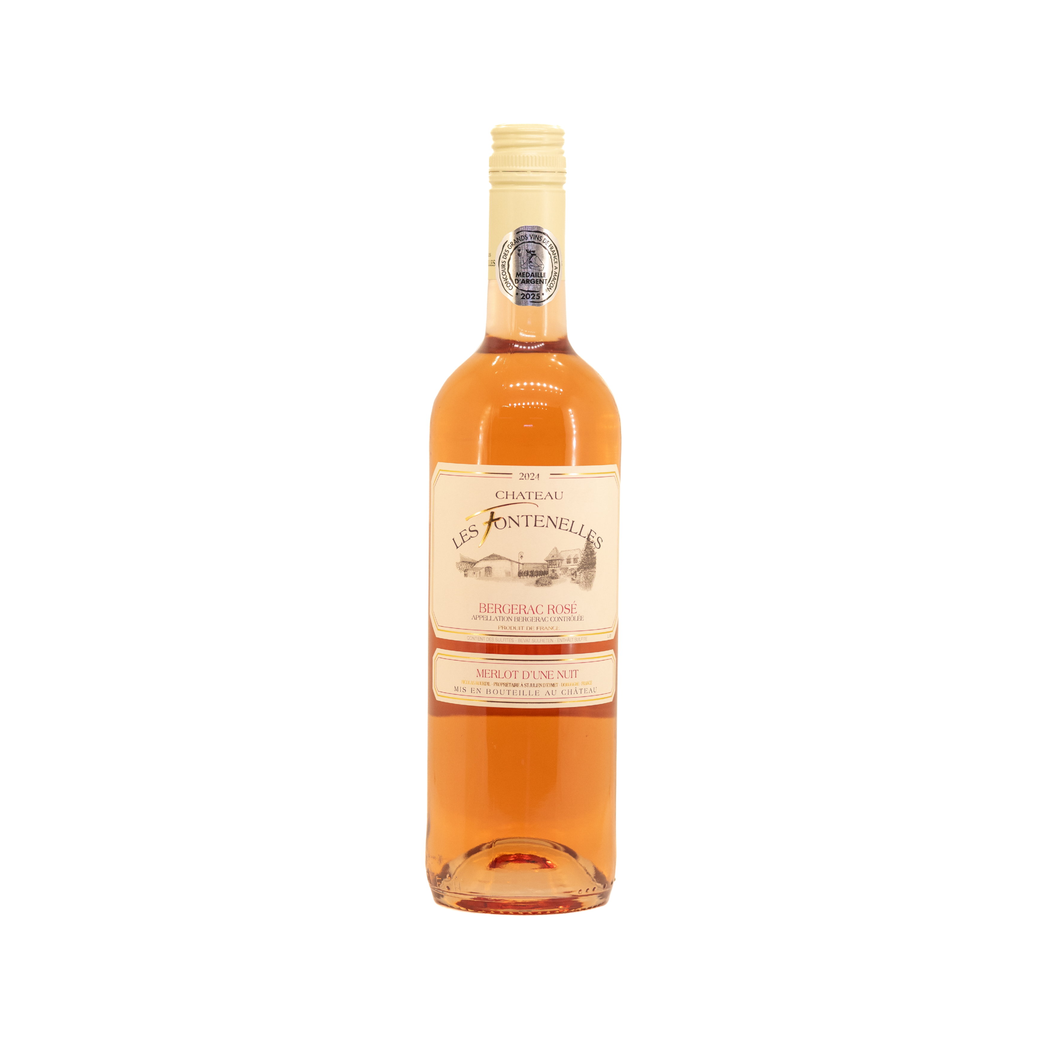 BERGERAC ROSÉ 2024 CHÂTEAU LES FONTANELLES BERGERAC
