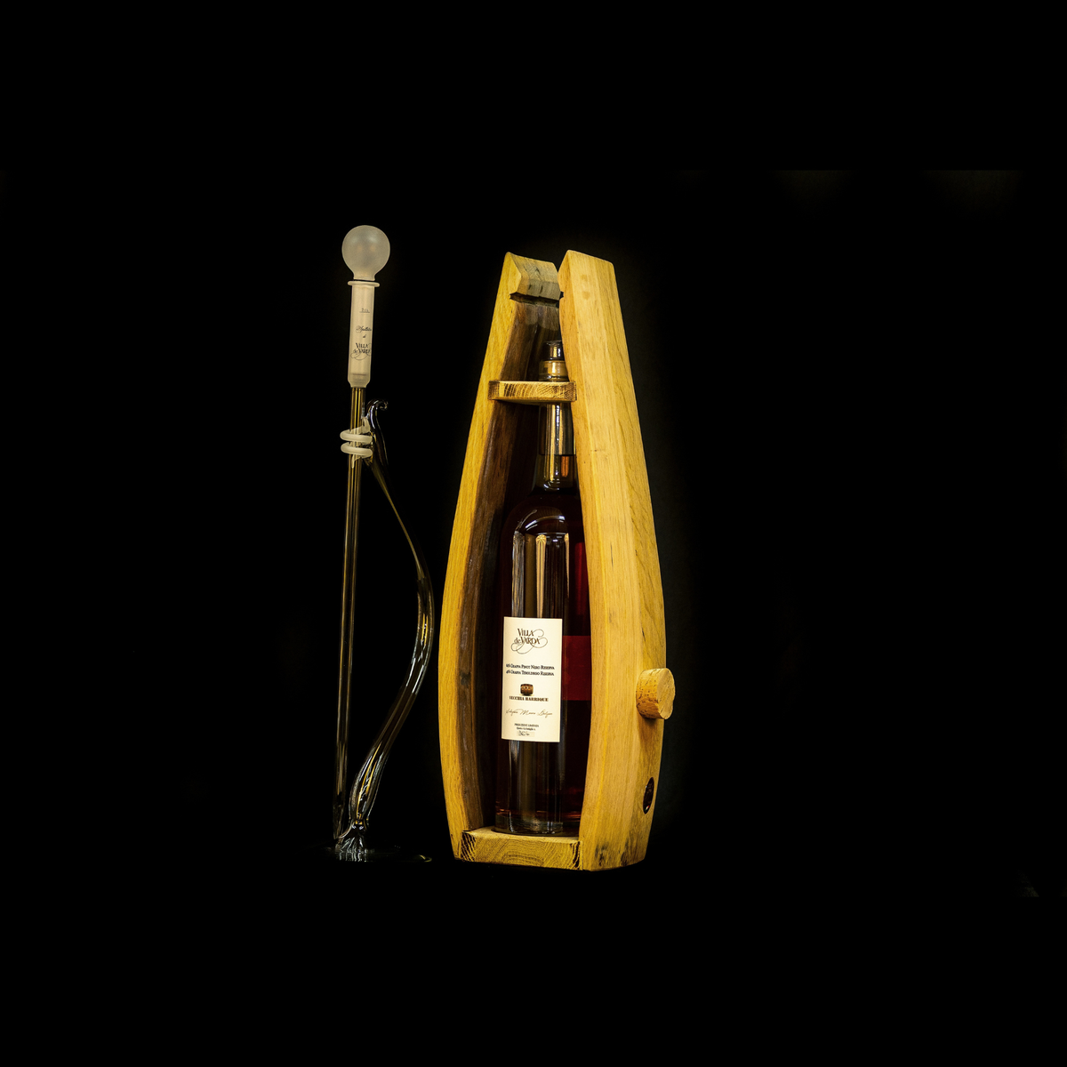 Grappa mit Pipette